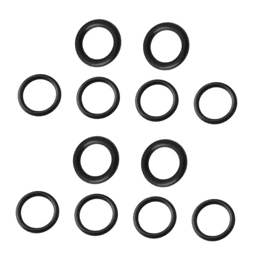 PRETYZOOM 12 Stück Teiliges Runde Gummidichtungsringe für Fahrrad-scheibenbremse Hitze Ölbeständige Dichtung mit Robuster Abdichtung Geeignet für Mountainbike-bremsen und Ersatzteile von PRETYZOOM