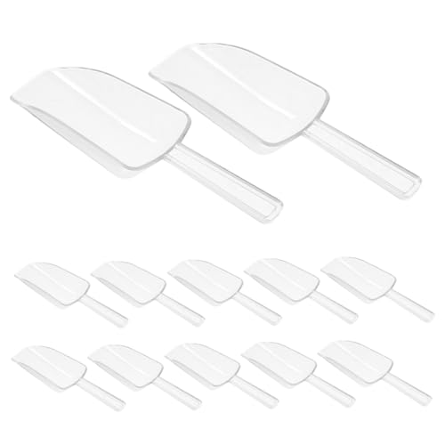 PRETYZOOM 12 Stück Teiliges Transparente Kunststoff Eiswürfelschaufeln Wiederverwendbar Vielseitig für Süßigkeiten Eiscreme Kaffee Tee Mehl Robustes Küchenwerkzeug für Buffets und Partys PRETYZOOM 12 Stück Teiliges Transparente Kunststoff Eiswürfelschaufeln Wiederverwendbar Vielseitig für Süßigkeiten Eiscreme Kaffee Tee Mehl Robustes Küchenwerkzeug für Buffets und Partys von PRETYZOOM