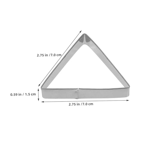 PRETYZOOM 15 Stück Teiliges Geometrisches Dreieck Ausstecherset aus Edelstahl Antihaftbeschichtet Vielseitig für Kekse Fondant und Backformen für Hobbybäcker und Profis zu Hause PRETYZOOM 15 Stück Teiliges Geometrisches Dreieck Ausstecherset aus Edelstahl Antihaftbeschichtet Vielseitig für Kekse Fondant und Backformen für Hobbybäcker und Profis zu Hause von PRETYZOOM