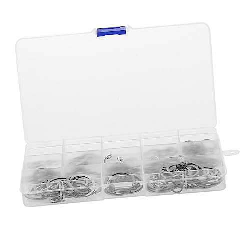PRETYZOOM 150 Stück Teiliges Sortiment Sicherungsringe C Clip Sprengringe Innen und Außensicherung für Wellenbefestigung Langlebig Rostfrei von PRETYZOOM