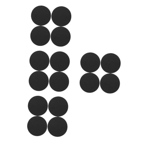 PRETYZOOM 16 Stck. Schwammaufkleber Runde Eva Pads Eva Sound Matte Schwammschallabsorber Round Pads schallabsorbierende Polster Vibrationsmatte Schwammmatte Soundpad Schwarz PRETYZOOM 16 Stck. Schwammaufkleber Runde Eva Pads Eva Sound Matte Schwammschallabsorber Round Pads schallabsorbierende Polster Vibrationsmatte Schwammmatte Soundpad Schwarz von PRETYZOOM