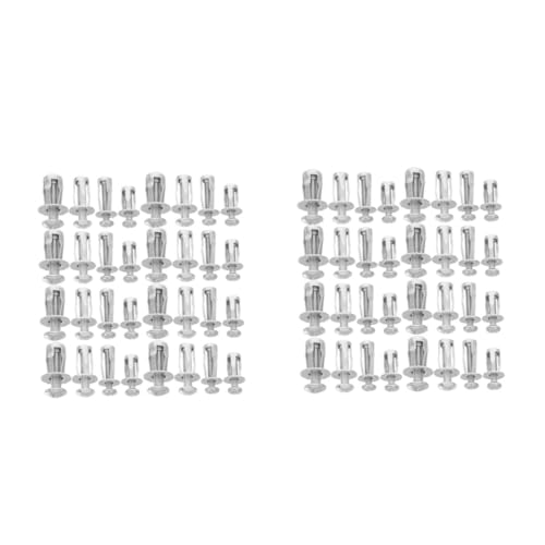 PRETYZOOM 160 Stck. Teiliges Metall Petal Schrauben für und Gipskarton Stabile Expansion Schraubmuttern mit Innovativem Blütenblatt Design für Vielseitige Wandbefestigung PRETYZOOM 160 Stck. Teiliges Metall Petal Schrauben für und Gipskarton Stabile Expansion Schraubmuttern mit Innovativem Blütenblatt Design für Vielseitige Wandbefestigung von PRETYZOOM
