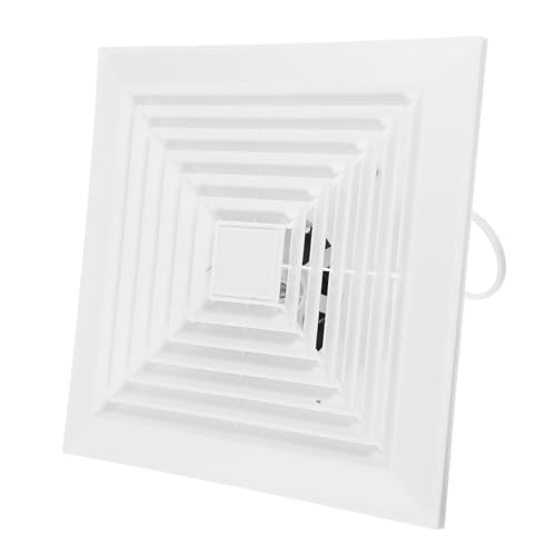 PRETYZOOM 1Satz Küchenabluftventilator mit Geräuschkontrolle Einstellbare Geschwindigkeit Energiesparend Design für Badezimmer und Wc Leise Luftzirkulation Einfache von PRETYZOOM