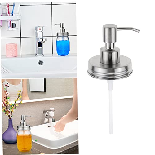 PRETYZOOM Eleganter Pumpspender Aus Edelstahl Für Tiegel Seife Lotion Spenderdeckel von PRETYZOOM