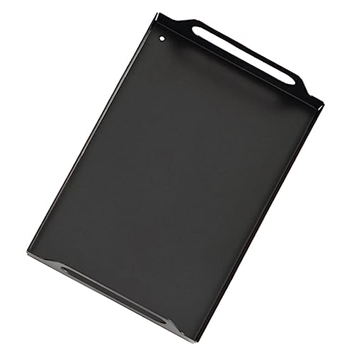 PRETYZOOM 1Stk rechteckiges Tablett buntes Obsttablett Obstkorb Tabletts Knietablett Snack-Platte ablage tablett gurtstopper Tablett zum Servieren von Früchten Fast-Food-Tablett Eisen Black von PRETYZOOM