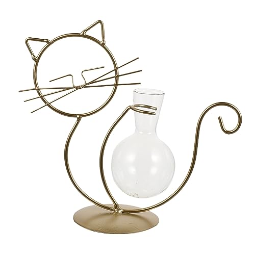 PRETYZOOM Vase Für Hydroponische Pflanzen Kreative Tischdeko Zarte Blumenhalterung Premium Wohnaccessoires Langlebige Dekoration Für Büro Und von PRETYZOOM