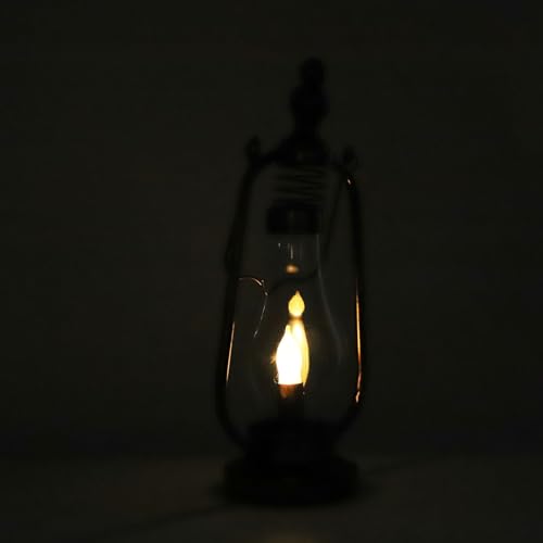 PRETYZOOM 1stk Solar-öllampe Lampen Und Stil Lampe Solarlaternen Für Den Außenbereich Kammer Öllampe Dekorative Laternen Für Wohnkultur Solar-tischlampe Solar Heiß Schmiedeeisen Coffee von PRETYZOOM