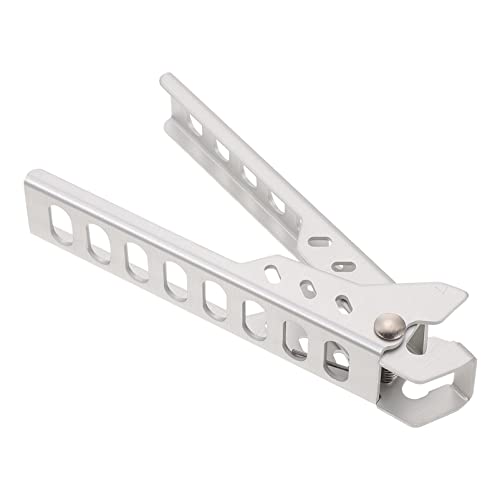 PRETYZOOM 1stk Verbrühungsschutzclip Wasser Grillclip Kocher Ölsprüher Und Spender Zum Kochen Gadget Standmixer Reiben Fritteusen Deckel Der Heißluftfritteuse Rostfreier Stahl Silver von PRETYZOOM