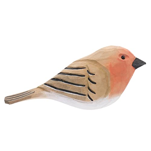 PRETYZOOM Kinderspielzeug 1stk Vogelschmuck Aus Holz Vogel Outdoor-spielsets Für Kinder Tischminiaturen Mini-Vogel-Ornament-Figur Draussen Künstlicher Vogel Hölzern Büro von PRETYZOOM