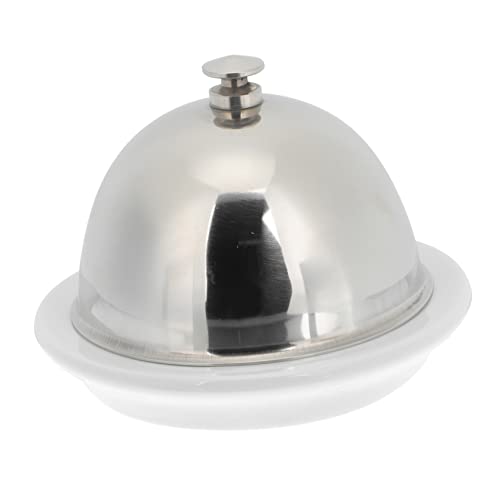 PRETYZOOM 1stück Butterdose Mit Deckel Edelstahl Und Keramik Für Butter Käse Desserts Und Snacks Elegante Servierplatte Für Küche Und Gastronomie Hitzebeständig Und Praktisch PRETYZOOM 1stück Butterdose Mit Deckel Edelstahl Und Keramik Für Butter Käse Desserts Und Snacks Elegante Servierplatte Für Küche Und Gastronomie Hitzebeständig Und Praktisch von PRETYZOOM