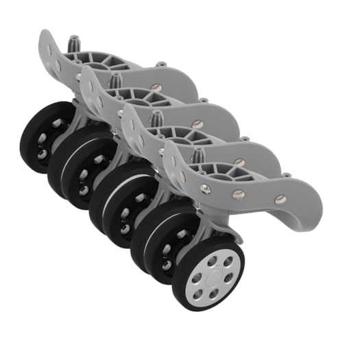 PRETYZOOM 2 Paare Kofferrollen Ersatz Lenkrollen mit Leise Gepäckräder für Reise Trolley Koffer Zubehör Robust und Geräuscharm Groß von PRETYZOOM