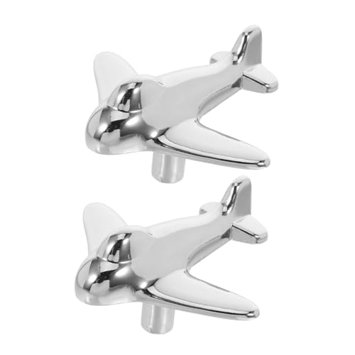 PRETYZOOM 2 Sätze Flugzeug Schrankknöpfe aus Robuste Kinderzimmer Möbelgriffe für Kleiderschränke und Küchenschränke Dekorative Türgriffe mit Schrauben PRETYZOOM 2 Sätze Flugzeug Schrankknöpfe aus Robuste Kinderzimmer Möbelgriffe für Kleiderschränke und Küchenschränke Dekorative Türgriffe mit Schrauben von PRETYZOOM