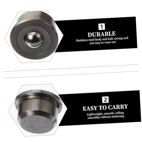 PRETYZOOM 2 Sätze Teiliges Metall Roller Ball Transfer Lager Kugelrollen mit Hoher Traglast Drehbar aus Edelstahl Ersatz für Transportband-rollenständer und Schwerlastrollen PRETYZOOM 2 Sätze Teiliges Metall Roller Ball Transfer Lager Kugelrollen mit Hoher Traglast Drehbar aus Edelstahl Ersatz für Transportband-rollenständer und Schwerlastrollen von PRETYZOOM
