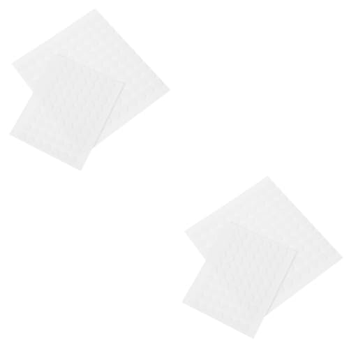 PRETYZOOM 2 Sätze Transparente Klebepunkte Klebestreifen Klebrig Streifen Mit Kleber Klebeband Selbstklebend Beidseitig Flecken Doppelseitige Pads Kleine Runde Aufkleber Acryl 10 Blätter * 2 von PRETYZOOM