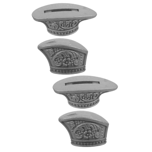 PRETYZOOM 2 Sätze Werkzeugzubehör Edelstahlschutz Und -polster Bewachen Beschützer Messergriff-set Fingerschutzpolster Und Knauf Messerschmiedeset Messerpolster Rostfreier 2 Stück * 2 von PRETYZOOM