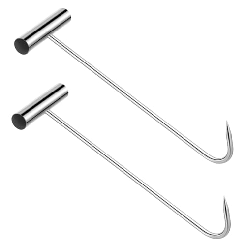 PRETYZOOM 2 Stück Abflusshaken Werkzeug Schachtdeckel Abzieher Edelstahl Ofenabdeckung Robustes T Haken Werkzeug Abflussdeckel Hebehaken Stahl Runde Abdeckung Edelstahl PRETYZOOM 2 Stück Abflusshaken Werkzeug Schachtdeckel Abzieher Edelstahl Ofenabdeckung Robustes T Haken Werkzeug Abflussdeckel Hebehaken Stahl Runde Abdeckung Edelstahl von PRETYZOOM