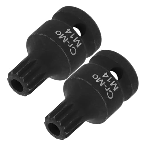 PRETYZOOM 2 Stück Bremsspaltpumpe Demontage Werkzeug für Scheibenbremssattel Treiber-Entferner Stecknüsse mit Vierkantantrieb Treibersteckdose Sockeladapter Spline-Buchse Stahl Schwarz PRETYZOOM 2 Stück Bremsspaltpumpe Demontage Werkzeug für Scheibenbremssattel Treiber-Entferner Stecknüsse mit Vierkantantrieb Treibersteckdose Sockeladapter Spline-Buchse Stahl Schwarz von PRETYZOOM