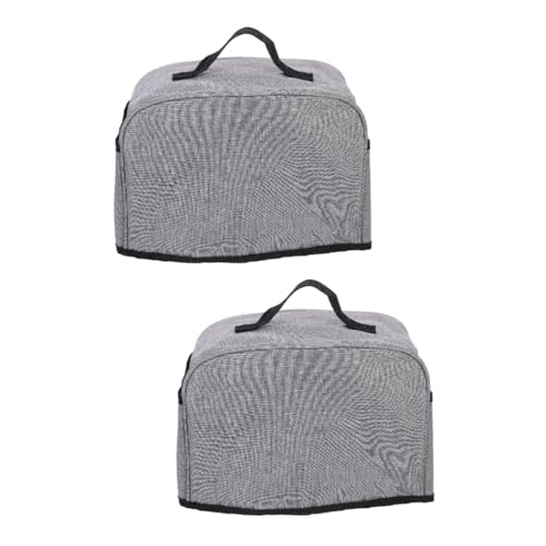 PRETYZOOM 2 Stück Brotmaschinen Abdeckung aus Hochwertigem mit Praktischem Design Staubschutz für Toaster Leicht zu Reinigen Schützt vor Schmutz und Kratzern für Täglichen Gebrauch von PRETYZOOM