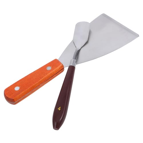 PRETYZOOM 2 Stück Drucker Spachtel Edelstahl mit Holzgriff Hitzebehandeltes Entgratwerkzeug für Drucker Ergonomisch Robust zum Entfernen von Modellen auf dem Druckbett PRETYZOOM 2 Stück Drucker Spachtel Edelstahl mit Holzgriff Hitzebehandeltes Entgratwerkzeug für Drucker Ergonomisch Robust zum Entfernen von Modellen auf dem Druckbett von PRETYZOOM