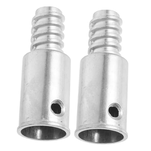 PRETYZOOM 2 Stück Gewindespitzen aus Aluminiumlegierung American Thread Adapter für Mop Besengriffe Kompatibel mit Holz- Aluminium Eisenstangen Vielseitige Befestigung mit Schrauben und PRETYZOOM 2 Stück Gewindespitzen aus Aluminiumlegierung American Thread Adapter für Mop Besengriffe Kompatibel mit Holz- Aluminium Eisenstangen Vielseitige Befestigung mit Schrauben und von PRETYZOOM