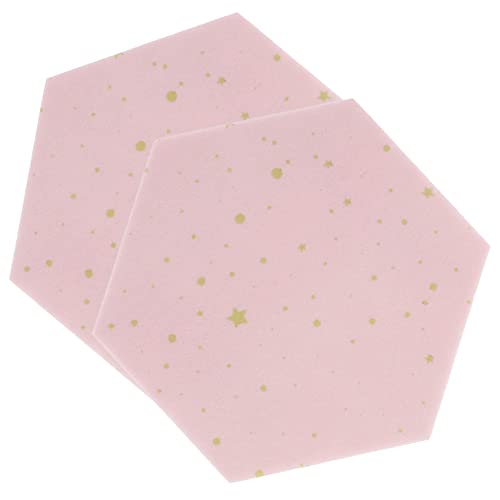 PRETYZOOM 2 Stück Hexagon Filz Wandsticker Selbstklebende Filz Pinnwand für Dekoration DIY Foto Wanddekoration Rosa Hochwertiges Dickes Material für Zuhause PRETYZOOM 2 Stück Hexagon Filz Wandsticker Selbstklebende Filz Pinnwand für Dekoration DIY Foto Wanddekoration Rosa Hochwertiges Dickes Material für Zuhause von PRETYZOOM
