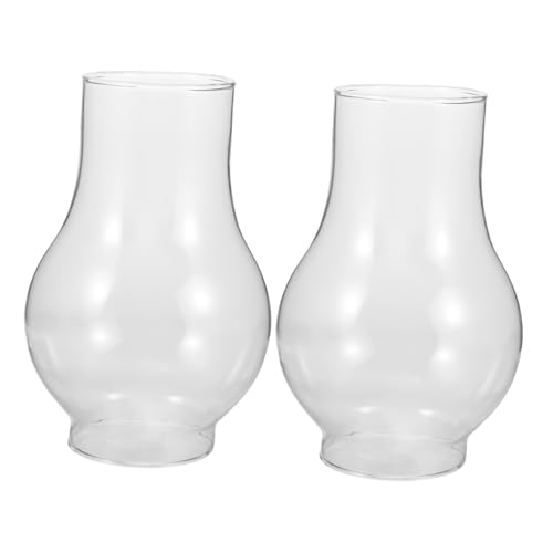 PRETYZOOM 2 Stück Keramiklampenglas Vintage Lampenschirm aus Stabilem Glas Retro Öl Lampenschirm Ersatz für Petroleumlampe Vielseitig Einsetzbar und Einfach zu Montieren PRETYZOOM 2 Stück Keramiklampenglas Vintage Lampenschirm aus Stabilem Glas Retro Öl Lampenschirm Ersatz für Petroleumlampe Vielseitig Einsetzbar und Einfach zu Montieren von PRETYZOOM