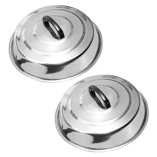 PRETYZOOM 2 Stück Kochtopfdeckel Teiliges Multifunktionale Pfannendeckel mit Praktischen Griff Hitzebeständig Leicht zu Reinigen für Verschiedene Töpfe und Pfannen PRETYZOOM 2 Stück Kochtopfdeckel Teiliges Multifunktionale Pfannendeckel mit Praktischen Griff Hitzebeständig Leicht zu Reinigen für Verschiedene Töpfe und Pfannen von PRETYZOOM