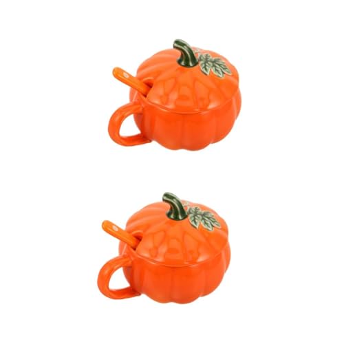 PRETYZOOM 2 Stück Kürbisbecher Aus Keramik Wasserbecher Kaffeetassen Halloween-tasse Tee Becher Halloween-kürbis-gesichtsbecher Keramikbecher Keramiktasse in Kürbisform Kürbis Tassen Orange PRETYZOOM 2 Stück Kürbisbecher Aus Keramik Wasserbecher Kaffeetassen Halloween-tasse Tee Becher Halloween-kürbis-gesichtsbecher Keramikbecher Keramiktasse in Kürbisform Kürbis Tassen Orange von PRETYZOOM
