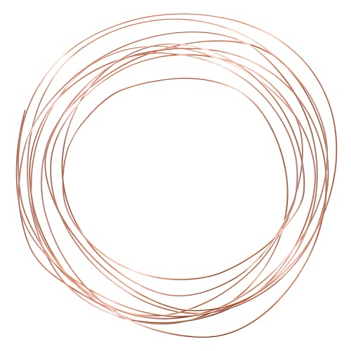 PRETYZOOM 2 Stück Kupferdraht Roter Bare Wire Kupferlitze für Schmuckherstellung Löten Handwerk und Elektrotechnik Flexibler Oxidationsbeständiger Leiter von PRETYZOOM