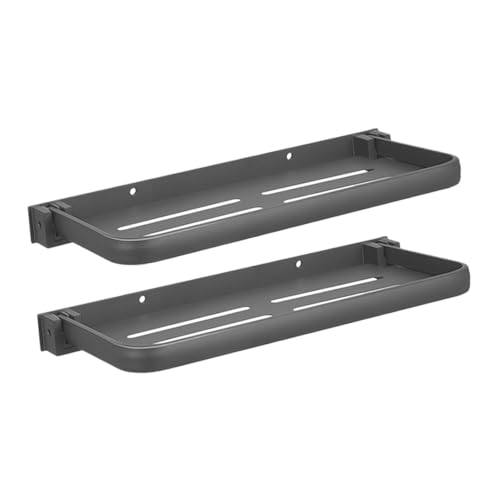 PRETYZOOM 2 Stück Lagerregal Wandregale Aluminium Faltbares Badezimmeraufbewahrung Faltbare Lagerregale Schwimmende Duschregale Wäschewandregal Lagerregal Aluminiumlegierung PRETYZOOM 2 Stück Lagerregal Wandregale Aluminium Faltbares Badezimmeraufbewahrung Faltbare Lagerregale Schwimmende Duschregale Wäschewandregal Lagerregal Aluminiumlegierung von PRETYZOOM
