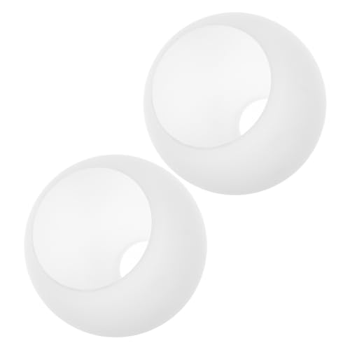 PRETYZOOM 2 Stück Lampenschirm Aus Glas Leuchtkugeln Ersatz Für Glasschattenschatten Ersatzlichtkugeln Glaskugel Lampenschirm Glasschirm Hängende Lampenabdeckung Wandleuchtenschirm Weiß PRETYZOOM 2 Stück Lampenschirm Aus Glas Leuchtkugeln Ersatz Für Glasschattenschatten Ersatzlichtkugeln Glaskugel Lampenschirm Glasschirm Hängende Lampenabdeckung Wandleuchtenschirm Weiß von PRETYZOOM