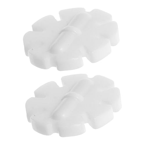 PRETYZOOM 2 Stück Magnetrührstäbchen Schneeflockenform Kunststoff Labor Rührstab mit Mehrzahnigem Design für Verbesserte Mischleistung und Einfache Handhabung in Chemischen Wiederverwendbar von PRETYZOOM