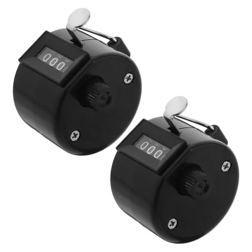 PRETYZOOM 2 Stück Manueller Zähler Klickzähler Handheld Kleiner Zahlenzähler Klicker Zählklicker Handzählzähler Handzähler Tally Counter Klicker Handklickerzähler Kunststoff Schwarz PRETYZOOM 2 Stück Manueller Zähler Klickzähler Handheld Kleiner Zahlenzähler Klicker Zählklicker Handzählzähler Handzähler Tally Counter Klicker Handklickerzähler Kunststoff Schwarz von PRETYZOOM