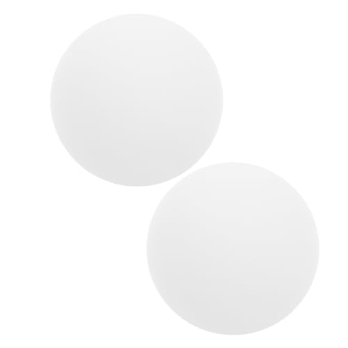 PRETYZOOM 2 Stück Mattierte Glaskugel Opalrunde Pendelleuchte Stilvoller Lampenschirm für Wohndesign für Schlafzimmer und Wohnzimmer von PRETYZOOM