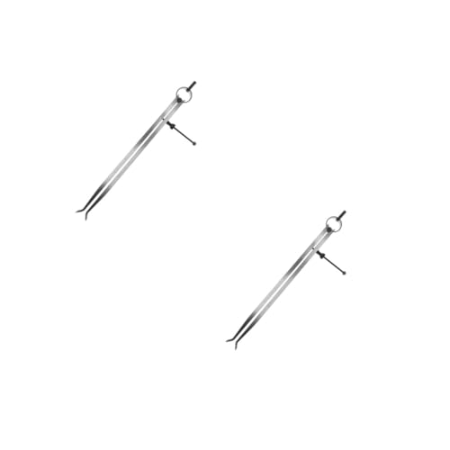 PRETYZOOM 2 Stück Metall Innenmaßschnellmesser mit Feder Flache Beine Präzises Scribing Dickenmessgerät für Unebene Oberflächen Vielseitiges Werkzeug für Schreiner und Metallbearbeitung PRETYZOOM 2 Stück Metall Innenmaßschnellmesser mit Feder Flache Beine Präzises Scribing Dickenmessgerät für Unebene Oberflächen Vielseitiges Werkzeug für Schreiner und Metallbearbeitung von PRETYZOOM