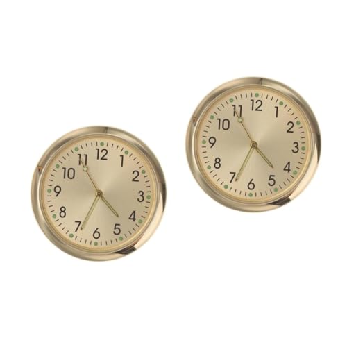 PRETYZOOM 2 Stück Mini Auto Uhr zum Aufkleben Analoge Armaturenbrett Uhr Kompakte für Sichere Zeitanzeige Beim Fahren Geeignet für Büro Zuhause Schule Goldfarbenes Design PRETYZOOM 2 Stück Mini Auto Uhr zum Aufkleben Analoge Armaturenbrett Uhr Kompakte für Sichere Zeitanzeige Beim Fahren Geeignet für Büro Zuhause Schule Goldfarbenes Design von PRETYZOOM