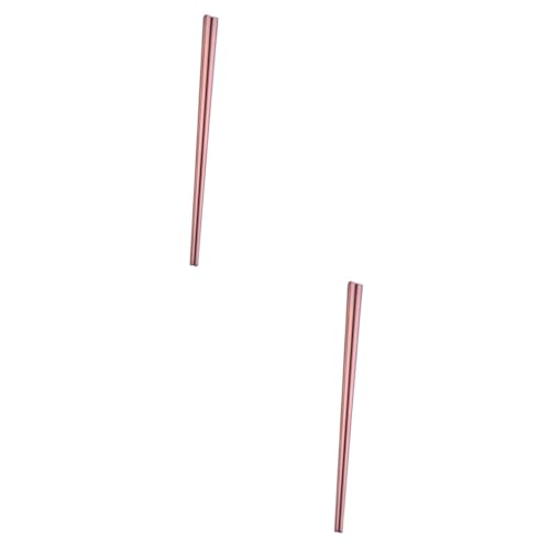 PRETYZOOM 2stücke Edelstahl Essstäbchen Elektroplattierte Quadratische Metallstäbchen Wiederverwendbar Rostfrei Spülmaschinenfest Für Anfänger Gold PRETYZOOM 2stücke Edelstahl Essstäbchen Elektroplattierte Quadratische Metallstäbchen Wiederverwendbar Rostfrei Spülmaschinenfest Für Anfänger Gold von PRETYZOOM