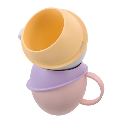 PRETYZOOM 2 Stück Robuste Kunststoff Tumbler mit Griff für Wiederverwendbare Waschbecher für Wasser Milch Saft und Tee Unzerbrechlich Design von PRETYZOOM