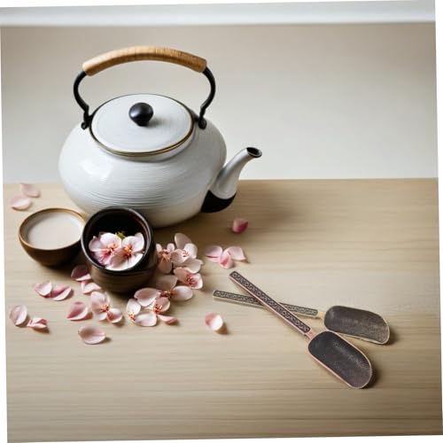 PRETYZOOM 2 Stück Teelöffel aus Langlebiger Legierung mit Langem Griff Chinesischer Teelöffel zum Abmessen von Losen Teeblättern Elegantes Wolkenmuster Vielseitig für Teesorten Geeignet PRETYZOOM 2 Stück Teelöffel aus Langlebiger Legierung mit Langem Griff Chinesischer Teelöffel zum Abmessen von Losen Teeblättern Elegantes Wolkenmuster Vielseitig für Teesorten Geeignet von PRETYZOOM