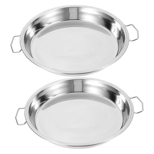 PRETYZOOM 2 Stück Teiliges Dampftablett mit Doppelgriffen Hitzebeständig für Fisch Gemüse und Leicht zu Reinigen Lagern Rutschfeste Konstruktion PRETYZOOM 2 Stück Teiliges Dampftablett mit Doppelgriffen Hitzebeständig für Fisch Gemüse und Leicht zu Reinigen Lagern Rutschfeste Konstruktion von PRETYZOOM