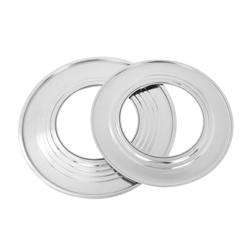 PRETYZOOM 2 Stück Teiliges Edelstahl Dampfgarer-ring Rundem Dampfblech für Gleichmäßige Hitzeverteilung Dampfeinsatz für Küche zum Garen von Gemüse Meeresfrüchten und Knödeln Leicht zu von PRETYZOOM