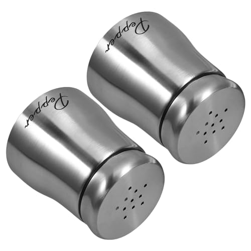 PRETYZOOM 2 Stück Teiliges Salz und Pfefferstreuer Set aus mit Praktischem Ständer Vielseitige Gewürzspender für Salz Pfeffer und Gewürze für Küche Grill und Outdoor Einsatz PRETYZOOM 2 Stück Teiliges Salz und Pfefferstreuer Set aus mit Praktischem Ständer Vielseitige Gewürzspender für Salz Pfeffer und Gewürze für Küche Grill und Outdoor Einsatz von PRETYZOOM