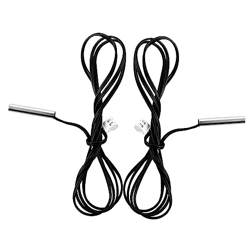 PRETYZOOM 2 Stück Temperatursensor Probe Ntc Thermistor Kabel für Temperaturüberwachung und für Kühlschränke und Klimaanlagen von PRETYZOOM