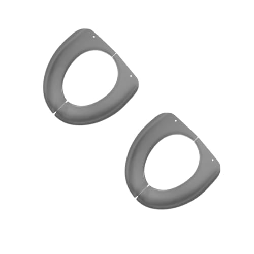 PRETYZOOM 2 Stück Toilettenspüler Sitzbezug aus Kunststoff Erwachsene Klapptoilettenpolster Klappbare Toilettensitzauflage Trainings-Sitzpolster WC-Sitzmatte WC-Sitzbezug Plastik Dunkelgrau PRETYZOOM 2 Stück Toilettenspüler Sitzbezug aus Kunststoff Erwachsene Klapptoilettenpolster Klappbare Toilettensitzauflage Trainings-Sitzpolster WC-Sitzmatte WC-Sitzbezug Plastik Dunkelgrau von PRETYZOOM