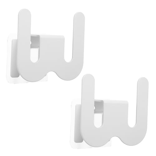 PRETYZOOM 2 Stück Wandmontierter Hausschuhhalter ohne Bohren mit Abtropfsystem Platzsparender Badezimmer-schuhorganizer Langlebiger Wand-schuhständer für Trockene Slipper und Badnutzung von PRETYZOOM