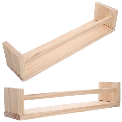PRETYZOOM 2 Stück Wandregal Rustikale Regale Wandaufbewahrung Holzwandregal Kinderzimmer Wandregale Organizer Küche Bücherregal Für Wandholz PRETYZOOM 2 Stück Wandregal Rustikale Regale Wandaufbewahrung Holzwandregal Kinderzimmer Wandregale Organizer Küche Bücherregal Für Wandholz von PRETYZOOM