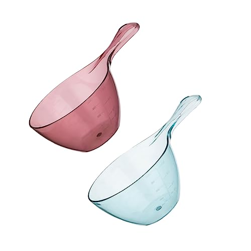 PRETYZOOM 2 Stück Wasserlöffel mit Multifunktionale Wasserlöffel für Küche und Garten Transparentes Design Ergonomisch Leicht zu Reinigen für Zuhause und Gastronomie von PRETYZOOM