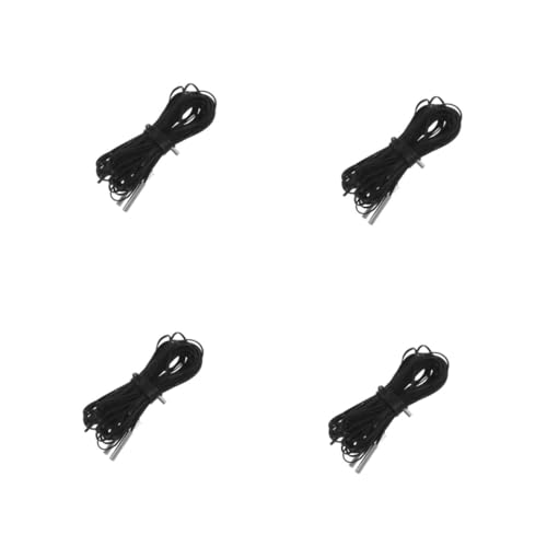 PRETYZOOM 20 Stck. Temperatursensor Kühlschrank Temperaturfühler Temperaturmesserzubehör für Gefrierschrank Thermistor -Temperatursonde Thermistorsonde Kühlschranksensor Metall Schwarz von PRETYZOOM