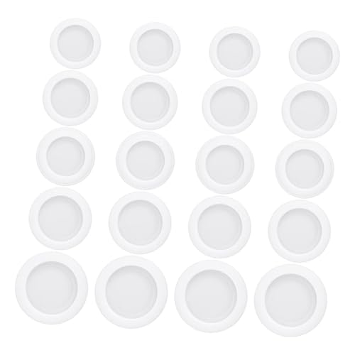 PRETYZOOM 20 Stück Piggy Bank Stopper aus Kunststoff Wiederverwendbare Sparschwein Bodenverschlüsse in Runde Abdeckkappen für Spardosen Schutz und Abdichtung von Geldboxen und Figuren PRETYZOOM 20 Stück Piggy Bank Stopper aus Kunststoff Wiederverwendbare Sparschwein Bodenverschlüsse in Runde Abdeckkappen für Spardosen Schutz und Abdichtung von Geldboxen und Figuren von PRETYZOOM