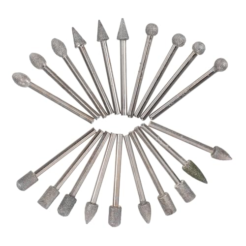 PRETYZOOM 20 Stück Teiliges Diamant Schleifkopf-set mit Schaft Vielseitige Rotary Grinder Bits für Stein Gravur Polieren und Metallbearbeitung Effizienter Rostentferner Geeignet für Schmuck PRETYZOOM 20 Stück Teiliges Diamant Schleifkopf-set mit Schaft Vielseitige Rotary Grinder Bits für Stein Gravur Polieren und Metallbearbeitung Effizienter Rostentferner Geeignet für Schmuck von PRETYZOOM